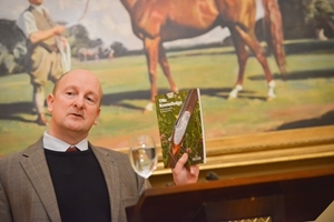 GWCT Head Advisor Roger Draycott gave a fascinating talk at the Gunsmiths' Evening. The Knowledge is a recommended shooting and conservation guide published by the GWCT. Photocredit: Helen Tinner