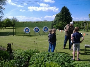 Archery was just one of many popular activities at the family fun day on 26 May