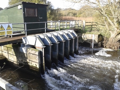 The salmon counter at East Stoke
