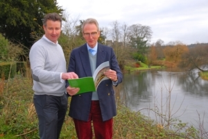 David Mayhew (right, with Dylan Roberts, head of GWCT fisheries research) has been appointed chair of the GWCT’s fisheries research steering committee. Photocredit: David Walker
