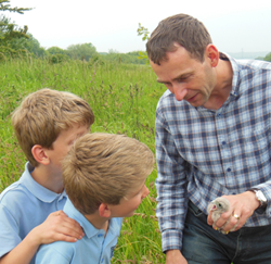 Bird ringing is a great way to enthuse children about wildlife.