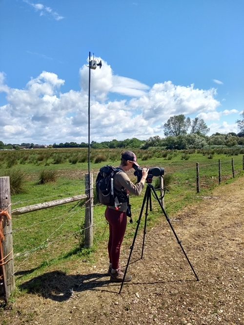 Lapwing Fieldwork _Lizzie And Basestation _Ryan Burrell