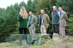 HRH visiting Auchnerran in 2016