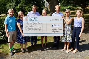 Rob Davies (Funding co-ordinator- Ryedale Special Families), Caroline Shepherdson (Chair – Ryedale Special Families), James Stephenson (Head of Property and Shooting – Dawnay Estate), Katrina Shamel (Lettings Manager – Dawnay Estate), David Steel (Chief Executive – Dawnay Estate), Sophie Dingwall (Regional Organiser at Game & Wildlife Conservation Trust) & Hannah Wright (Property Assistant – Dawnay Estate)