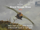 The ultimate prize in fieldsports: GWCT Grand Grouse Draw now open