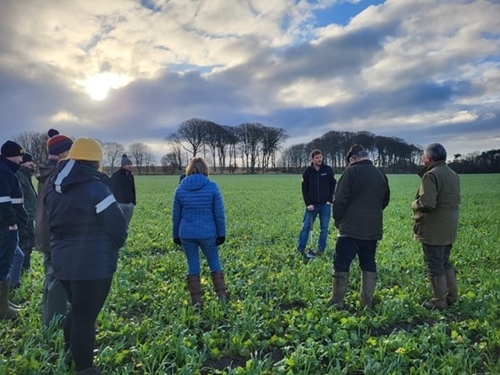 Farmer Matt Waldie Discussing Cover Crops