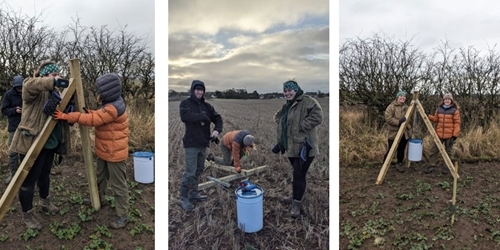 Building tripod feeders Building tripod feeders