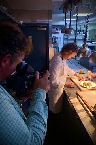 Michelin Star chef, Tom Kitchen, cooking grouse on the Glorious 12th. (Credit: Rory Kennedy)
