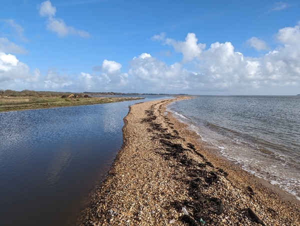 Coastal spit