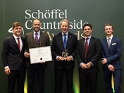 Marcus Janssen , Rupert Brewer & Hallam Mills From Bisterne Estate , Winner Of The Wetland & Watercourse Conservation Award , Nick Von Westenholz & Jakob Schöffel