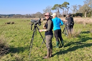 Lizzie Grayshon filming Countryfile