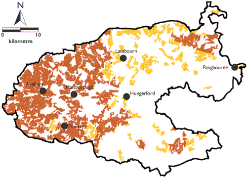 Using our Arable Strategy target map to identify areas where further survey work is needed