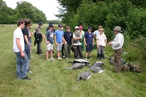 With the help of decoy geese, Dr Mike Swan introduces 12-15 year olds to conservation and countryside pursuits