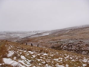 Despite the freezing conditions students from Newton Rigg College in Penrith, who are studying Level 3 Countryside and Game Management applied themselves enthusiastically to the task of helping to create wood for black grouse this winter