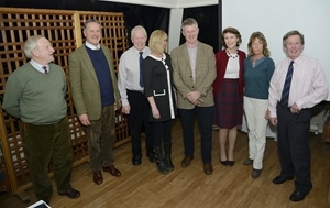 The Marlborough Downs NIA has already helped vulnerable species such as tree sparrows, which are benefiting from extra food and the creation of innovative tree sparrow ‘villages’. Pictured: from left to right: Arthur Witchell and Chris Musgrave (MDNIA farmer member), Poul Christensen (Natural England Chair), Jemma Batten (Project Manager), Stephen Moss (BBC Wildlife film maker), Teresa Dent (CEO Game & Wildlife Conservation Trust), Gill Hussey (MDNIA Wildlife Champion) Robert Cooper (MDNIA farmer board chair). Photocredit: Nick Upton.