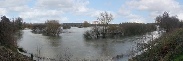 Flooding on the River Avon, January 2014