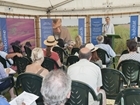 Making a stand for pheasants at the CLA Game Fair at Harewood