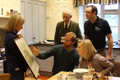 Liz Truss with William Woolmer and Kate Faulkner Liz Truss with William Woolmer and Kate Faulkner