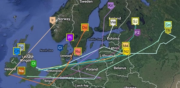 Woodcock Map