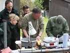 Environment Agency visits GWCT Fisheries team