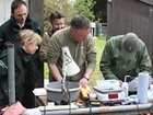 Environment Agency visits GWCT Fisheries team