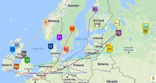 Woodcock Locations