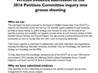 GWCT publishes its evidence for Westminster grouse enquiry