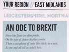 Ode to Brexit