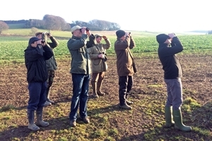 Dr Dave Parish and attendees at Culfargie