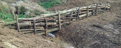 Log dam Log dam