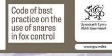 Code of best practice on the use of snares