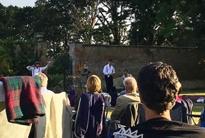 This is the 18th time that the Castle Theatre Company has performed Shakespeare in the spectacular surrounding of the gardens of Glemham Hall