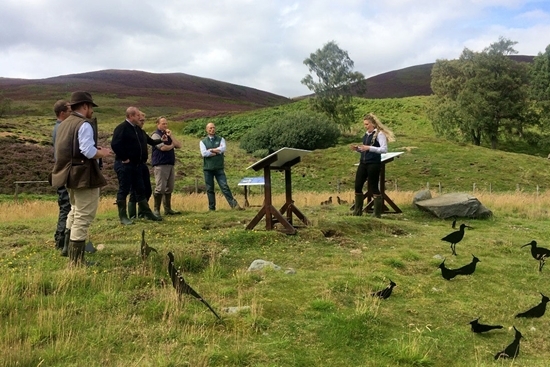 Marlies Nicolai summarising some of our work on the farm