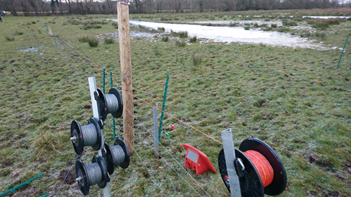 GWCT Life Waders For Real _Electric Fence Around Structure3